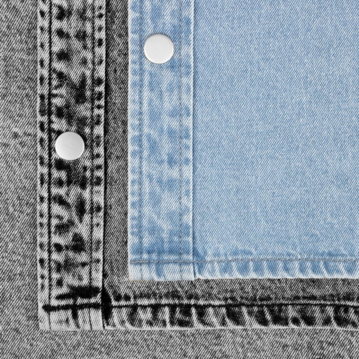 Изображение №11 | Куртка джинсовая O3, голубая, размер XS/S