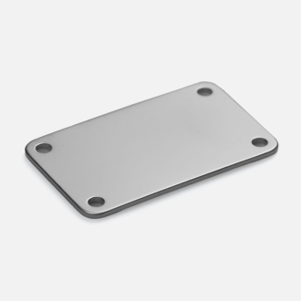 Изображение №2 | Шильдик металлический Furo, серебристый