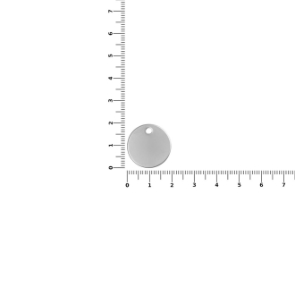 Изображение №3 | Шильдик металлический Alfa Sirkel, серебристый