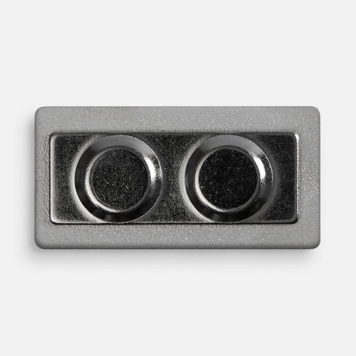 Изображение №2 | Значок Magnet Matto, серебристый