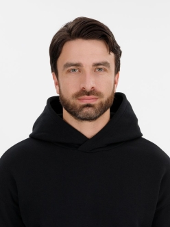 Изображение №8 | Худи оверсайз унисекс Snuggie, черное, размер XS/S