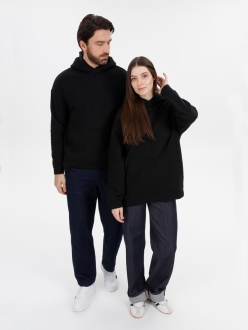 Изображение №13 | Худи оверсайз унисекс Snuggie, черное, размер XS/S