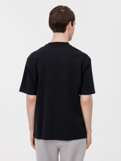 Изображение №15 | Футболка оверсайз унисекс Sideline, черная, размер XS/S