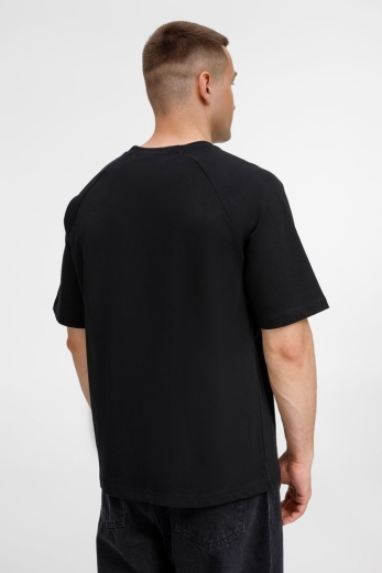 Изображение №7 | Футболка оверсайз унисекс Avenu, черная, размер XS/S