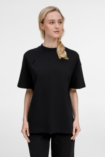 Изображение №1 | Футболка оверсайз унисекс Sinkopa, черная, размер XS/S