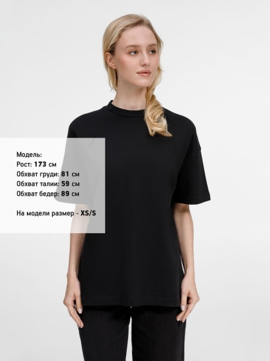 Изображение №12 | Футболка оверсайз унисекс Sinkopa, черная, размер XS/S