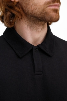 Изображение №7 | Рубашка поло унисекс Tiimi, черная, размер XS/S