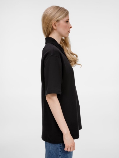 Изображение №10 | Рубашка поло унисекс Tiimi, черная, размер XS/S