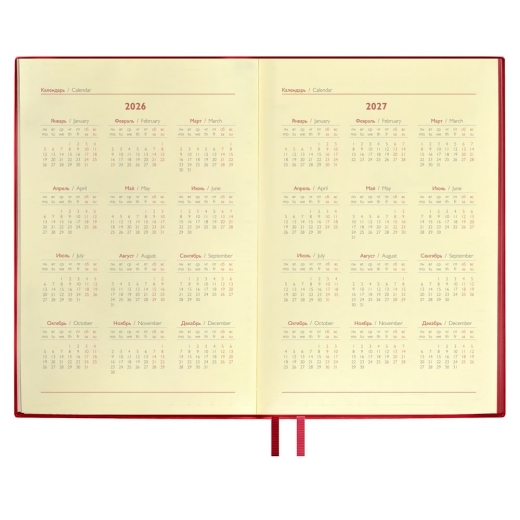 Изображение №8 | Ежедневник Merida, датированный, красный