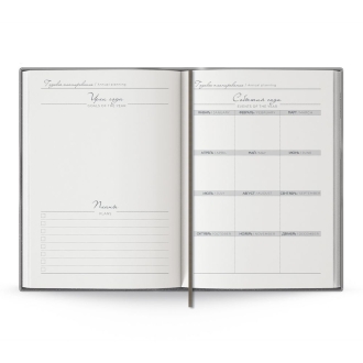 Изображение №9 | Ежедневник Anaconda, недатированный, серебристый