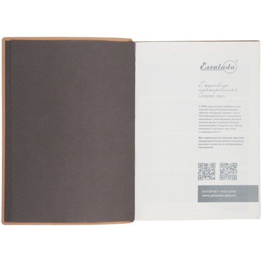 Изображение №7 | Ежедневник Anaconda, недатированный, серебристый