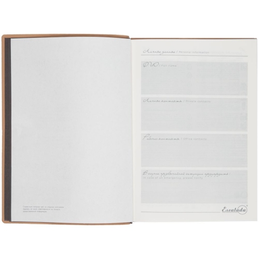 Изображение №8 | Ежедневник Anaconda, недатированный, серебристый