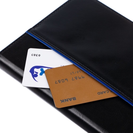 Изображение №4 | Ежедневник Alanis, недатированный, черный с синим