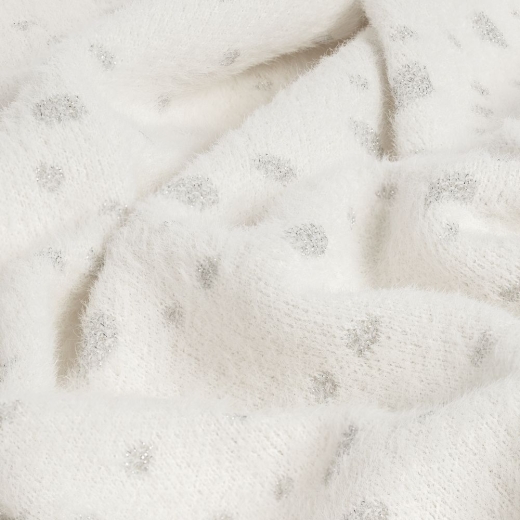 Изображение №3 | Плед Snowspot Fluffy, белый с люрексом