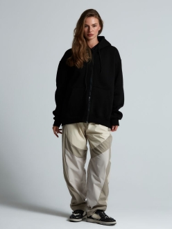 Изображение №8 | Толстовка унисекс оверсайз Zippy, черная, размер XS/S