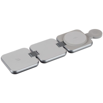 Изображение №3 | Складная станция беспроводной зарядки Terza, серебристая