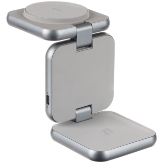 Изображение №4 | Складная станция беспроводной зарядки Terza, серебристая