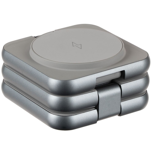 Изображение №2 | Складная станция беспроводной зарядки Terza, серебристая