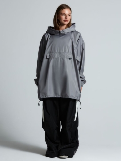 Изображение №8 | Дождевик-анорак Hard Work, укороченный, серый, единый размер
