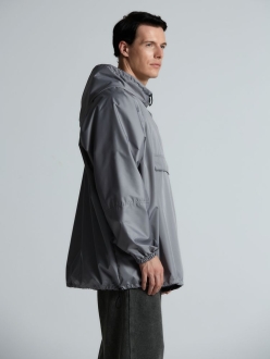 Изображение №13 | Дождевик-анорак Hard Work, укороченный, серый, единый размер