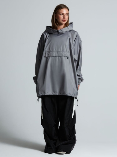 Изображение №8 | Дождевик-анорак Hard Work, укороченный, серый, единый размер