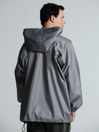 Изображение №14 | Дождевик-анорак Hard Work, укороченный, серый, единый размер