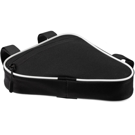 Изображение №1 | Велосумка на раму BikeLine Mini, черная с белым