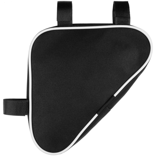 Изображение №3 | Велосумка на раму BikeLine Mini, черная с белым