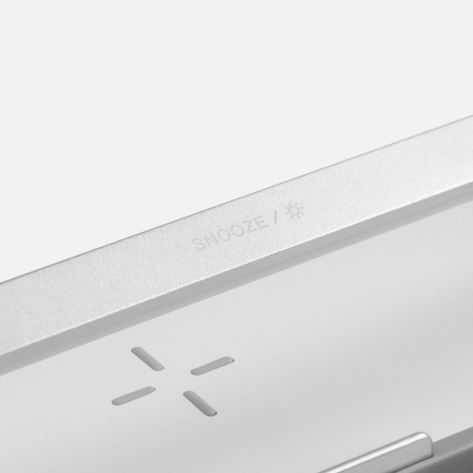 Изображение №7 | Колонка с часами и беспроводной зарядкой Veske ver.2, серая