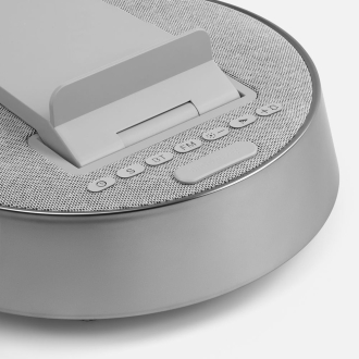 Изображение №8 | Bluetooth-колонка с беспроводной зарядкой и часами netEnergy, серая