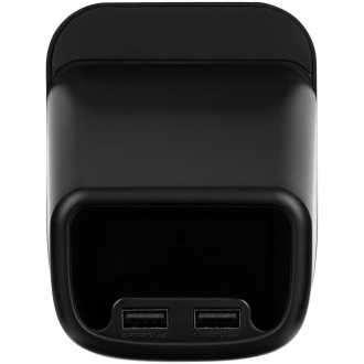 Изображение №8 | Настольный органайзер с зарядкой, лампой, вентилятором и подсветкой логотипа powerTower, черный