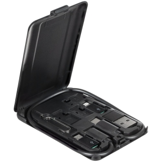 Изображение №2 | Органайзер с беспроводной зарядкой и набором адаптеров Octopod, черный