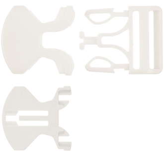 Изображение №4 | Застежка-пряжка односторонняя Triden, белый