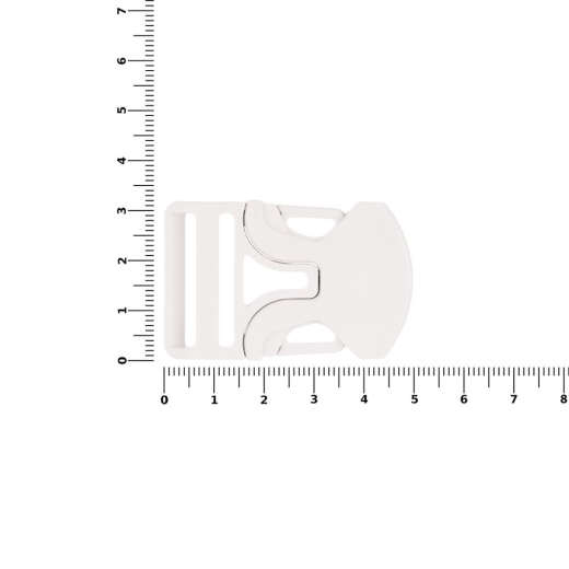 Изображение №3 | Застежка-пряжка односторонняя Triden, белый