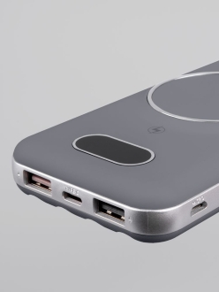 Изображение №8 | Внешний аккумулятор Omni Pro 10000 мАч, серый