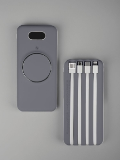 Изображение №10 | Внешний аккумулятор Omni Pro 10000 мАч, серый