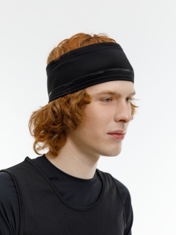 Изображение №12 | Спортивная повязка утепленная Jogge, черная