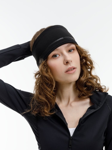 Изображение №9 | Спортивная повязка утепленная Jogge, черная