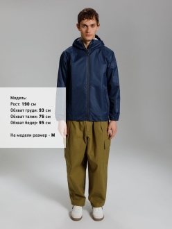 Изображение №5 | Куртка унисекс Nordvind DWR, темно-синяя, размер S