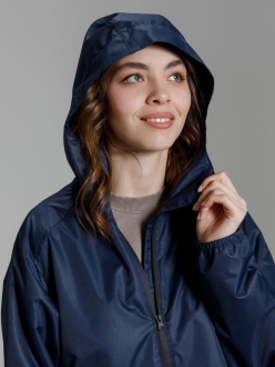 Изображение №16 | Куртка унисекс Nordvind DWR, темно-синяя, размер S