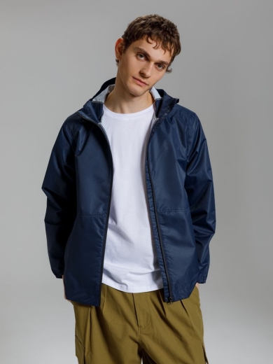 Изображение №6 | Куртка унисекс Nordvind DWR, темно-синяя, размер S