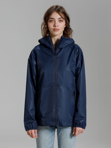 Изображение №12 | Куртка унисекс Nordvind DWR, темно-синяя, размер S