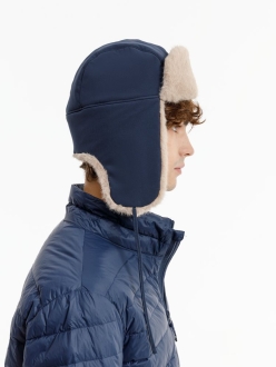 Изображение №7 | Шапка-ушанка Wasa, темно-синяя