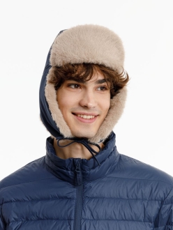 Изображение №9 | Шапка-ушанка Wasa, темно-синяя