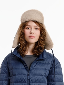 Изображение №11 | Шапка-ушанка Wasa, темно-синяя