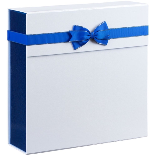 Изображение №1 | Коробка складная Gallant, L, белая с синим