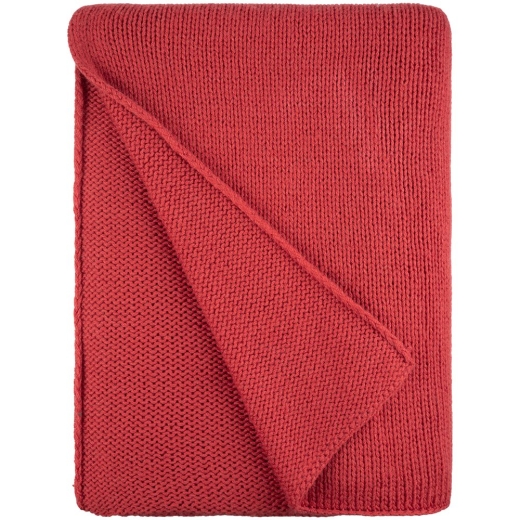 Изображение №3 | Плед Knitly, красный (коралл)