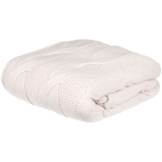 Изображение №2 | Плед Snefald, жемчужно-белый