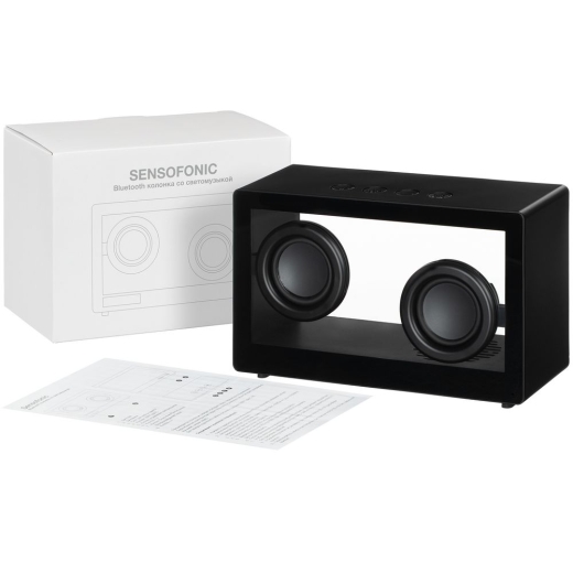 Изображение №10 | Bluetooth-колонка со светомузыкой Sensofonic, черная