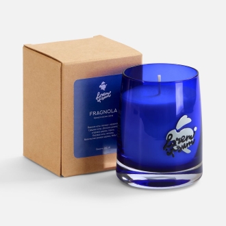 Изображение №9 | Ароматическая свеча Fragnola, пряная древесина и кардамон, темно-синяя